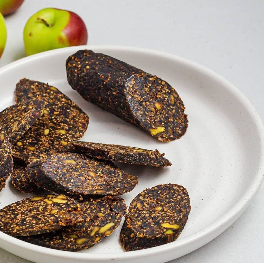 Vegan Fig Salami — Orange Zest & Aleppo Pepper 🍊🌶️