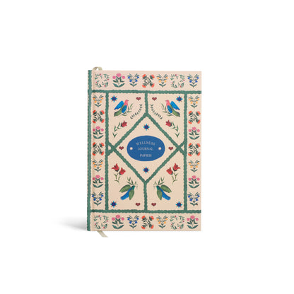 Guided Wellness Journal — A5 Hardcover (Quilted Daydream)
