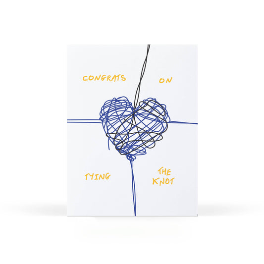 Congrats on Tying the Knot Greeting Card