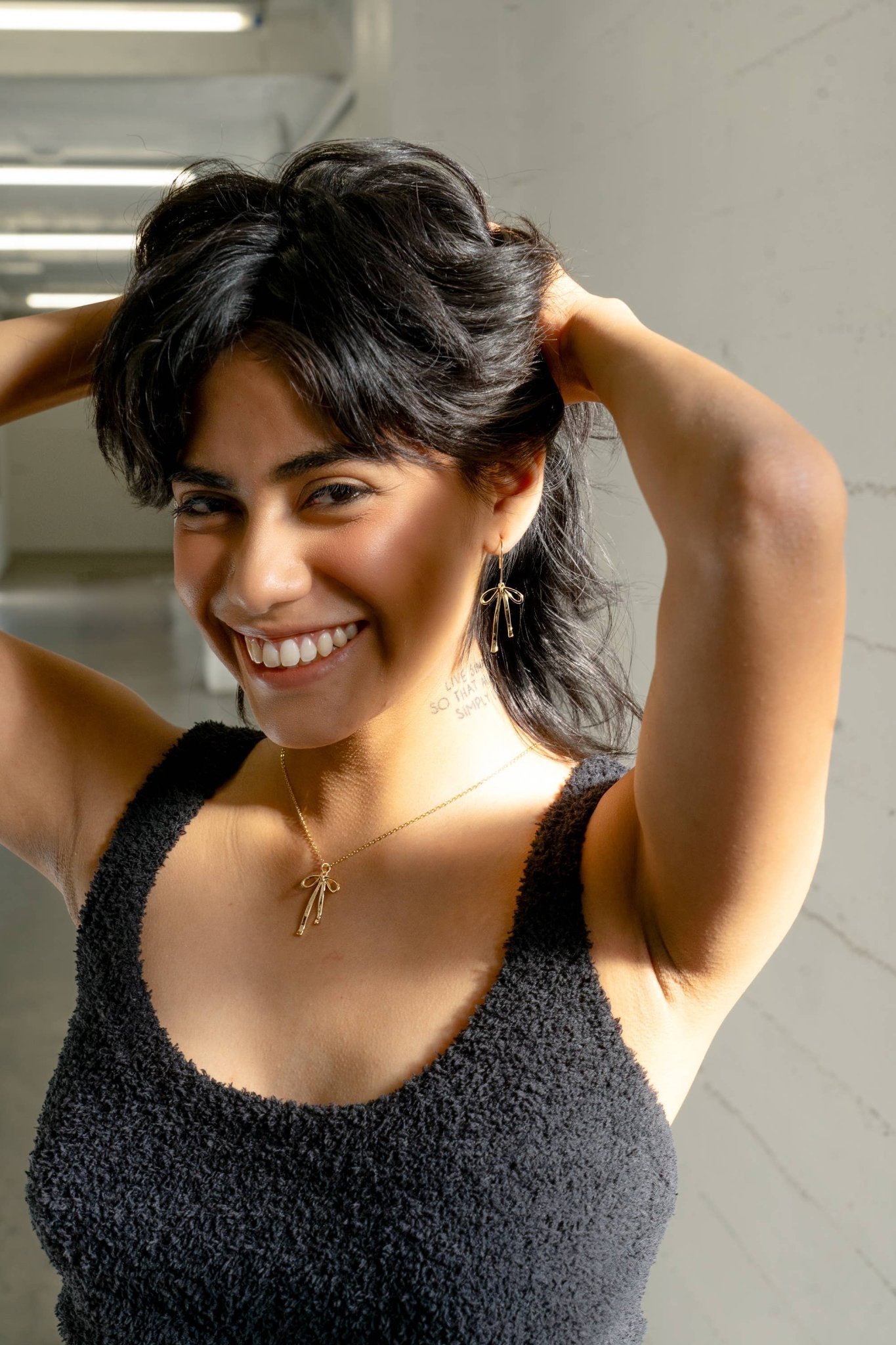 Bad to the Bow Earrings - 18K Gold Plated - Dear John