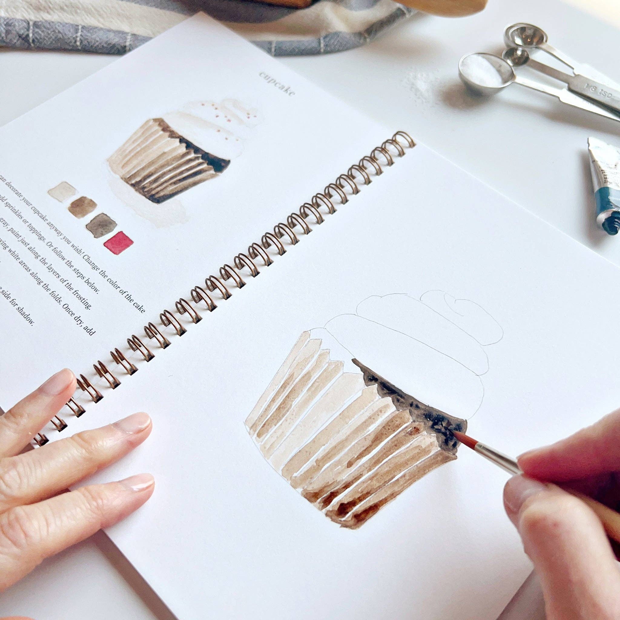 Baking watercolor workbook - Dear John