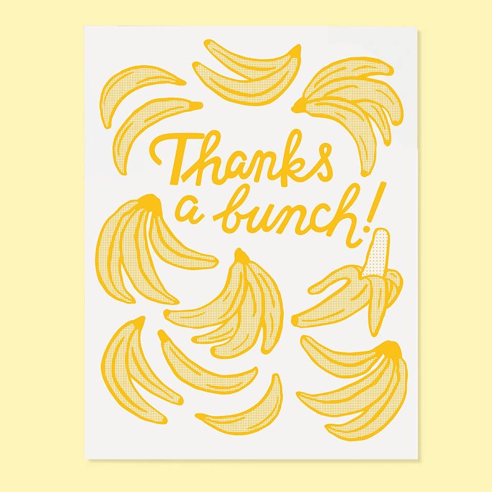 Banana Thanks Card - Dear John