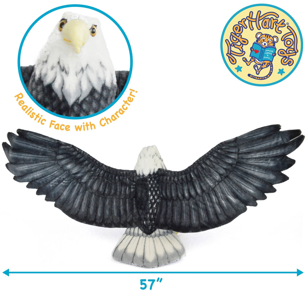 Barry The Bald Eagle | 57 Inch Stuffed Animal Plush - Dear John