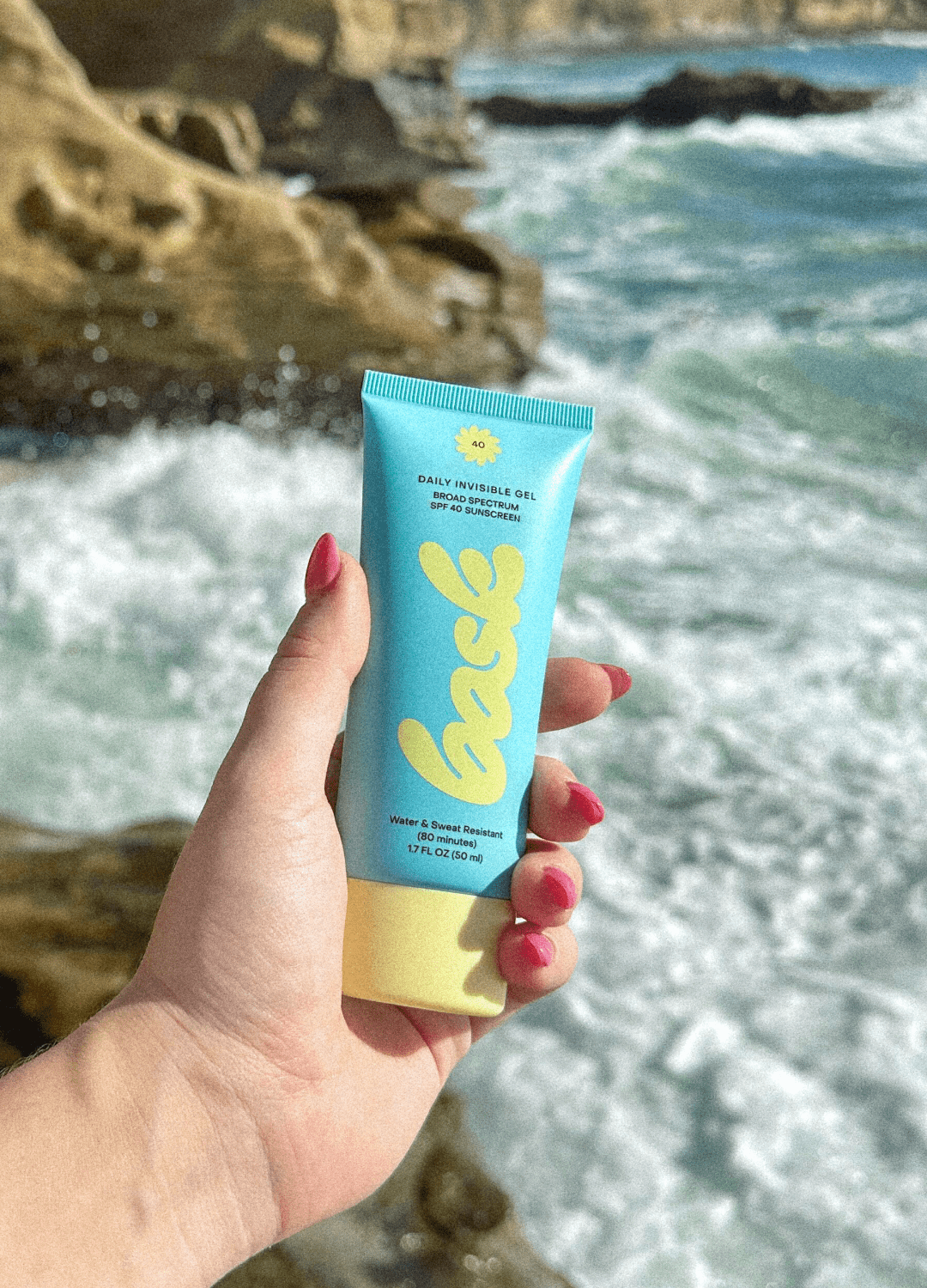 Bask SPF 40 Daily Invisible Gel Face Sunscreen - Dear John