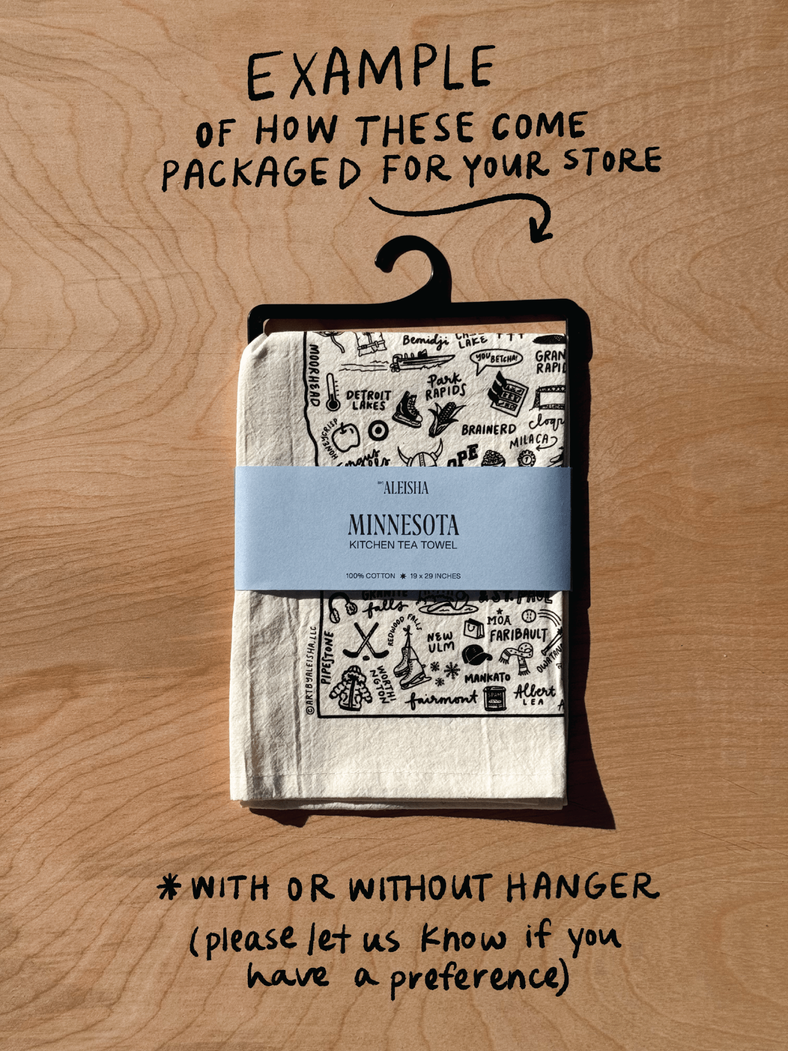 Bay Area Map Tea Towel - Dear John