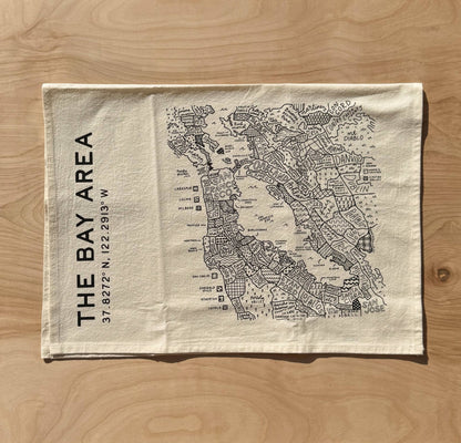 Bay Area Map Tea Towel - Dear John