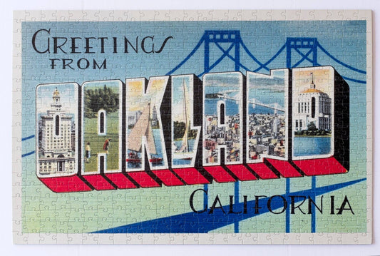 Greetings from Oakland 500-piece Jigsaw Puzzle