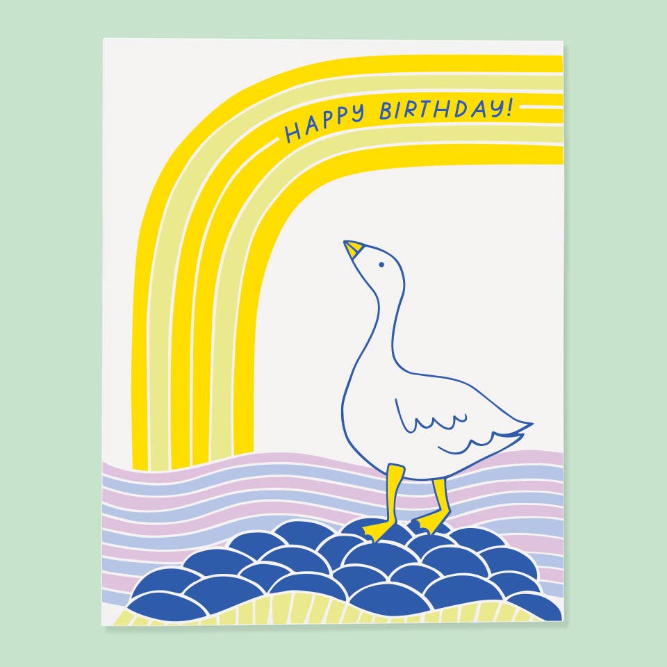 Bday Goose Card - Dear John