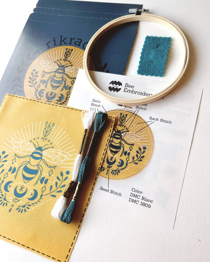 Bee Embroidery Kit - Dear John