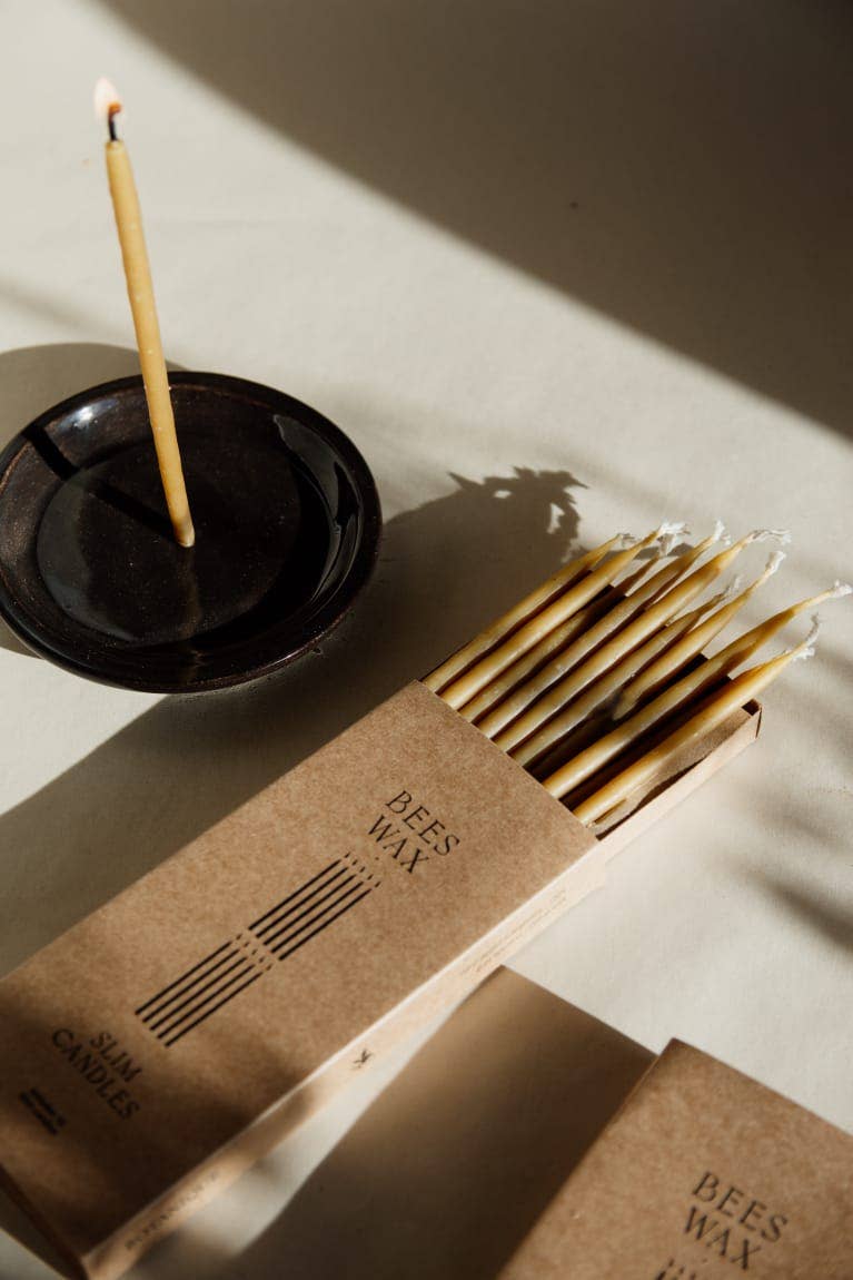 Beeswax Slim Candles - Dear John