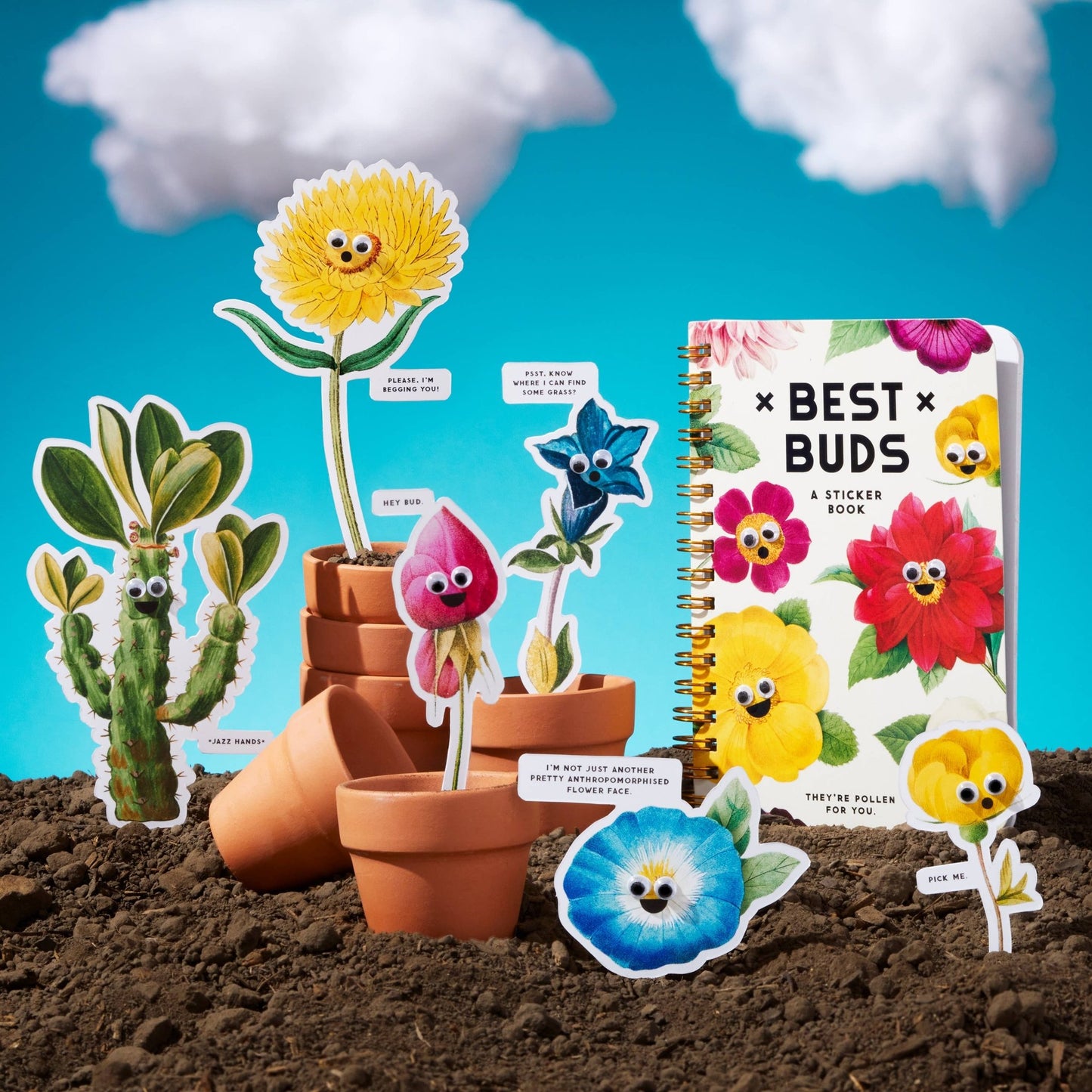 Best Buds Googly Sticker Book - Dear John
