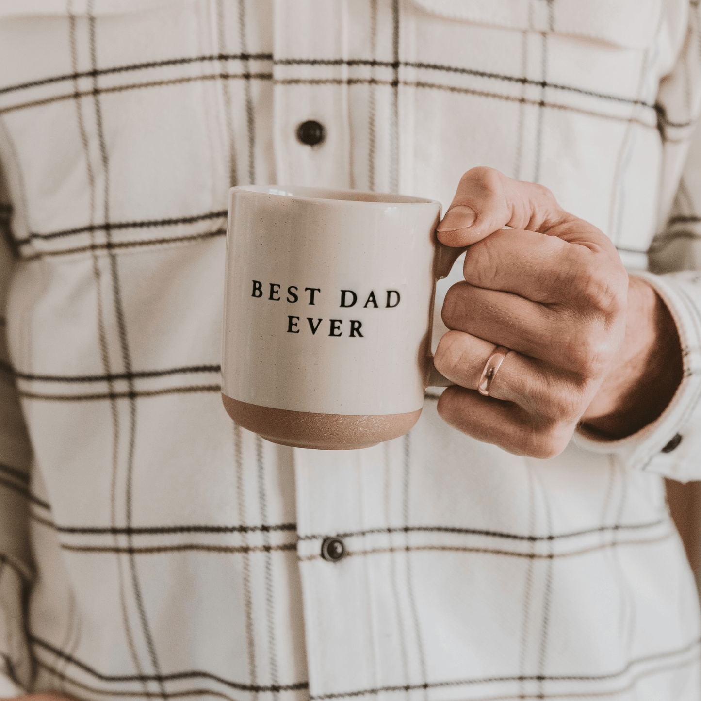 Best Dad Ever Stoneware Coffee Mug - Father's Day Gifts - Dear John