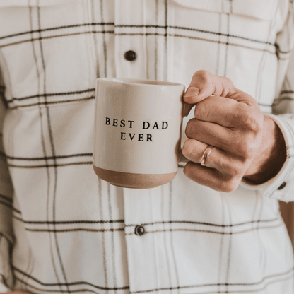 Best Dad Ever Stoneware Coffee Mug - Father's Day Gifts - Dear John