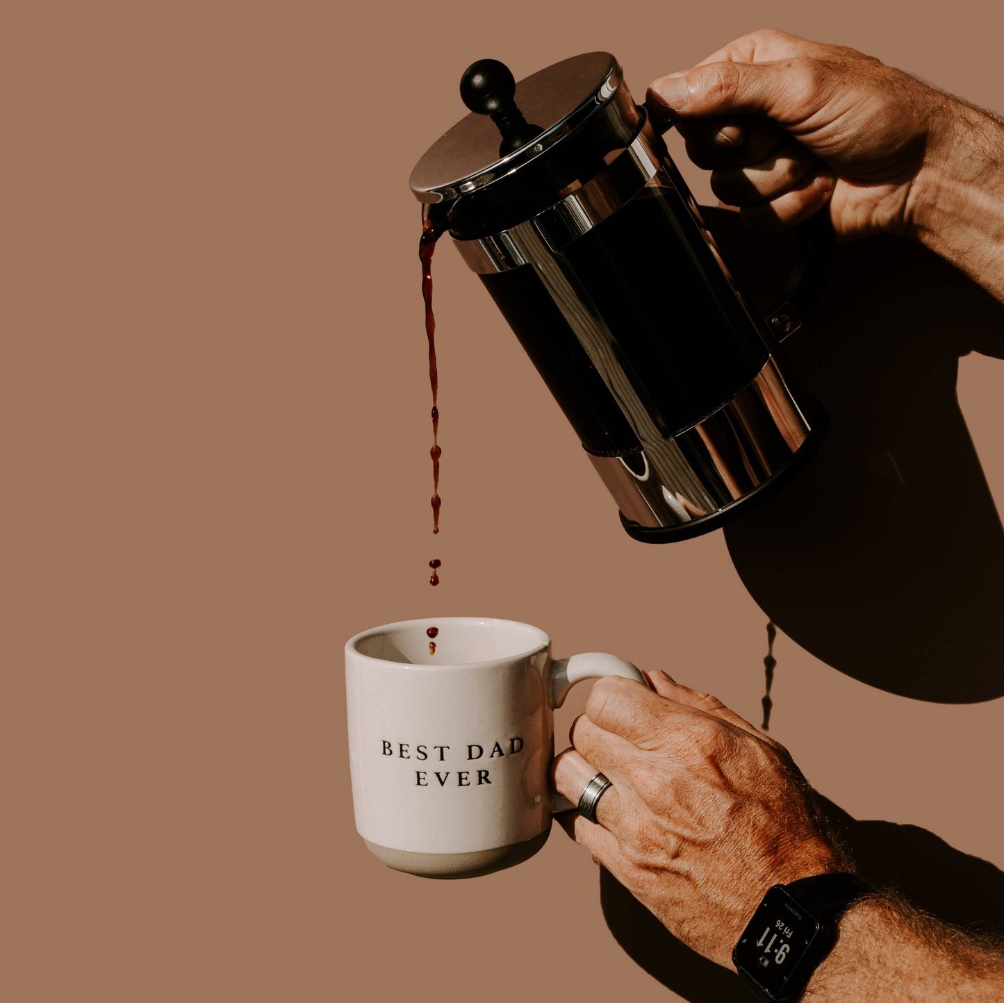 Best Dad Ever Stoneware Coffee Mug - Father's Day Gifts - Dear John