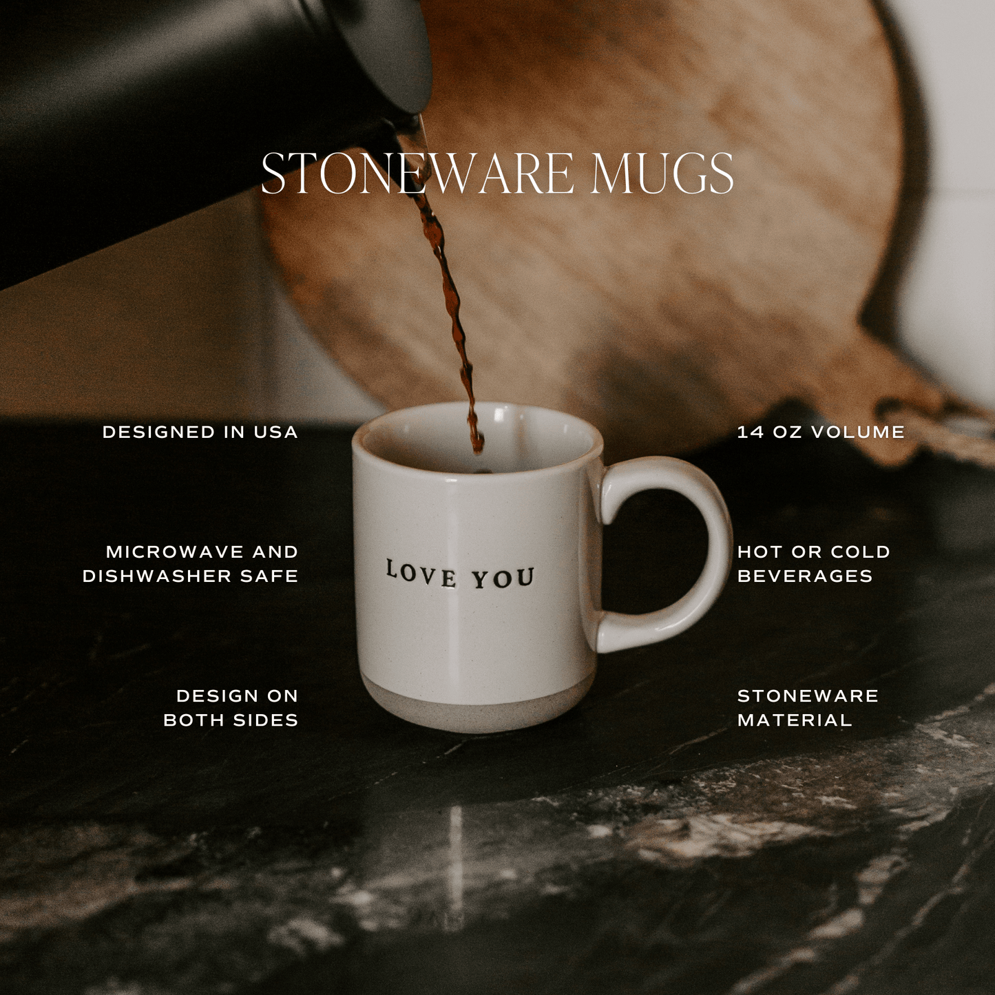 Best Teacher Ever Stoneware Coffee Mug - Teacher Gifts - Dear John