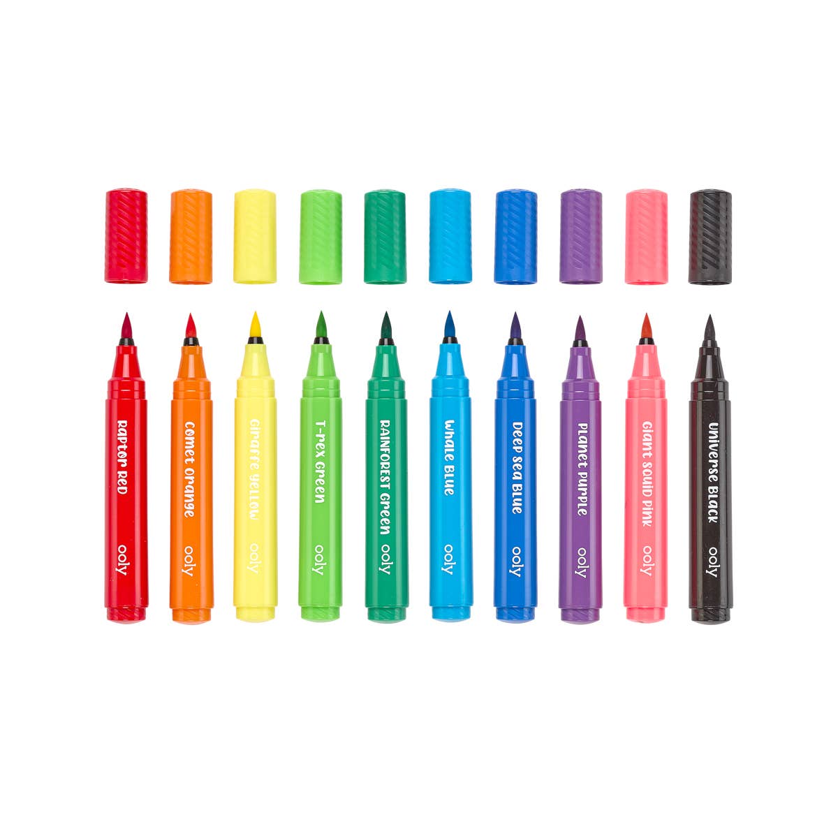 Big Bright Brush Markers - set of 10 - Dear John