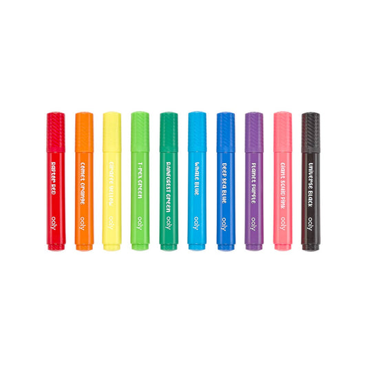 Big Bright Brush Markers - set of 10 - Dear John