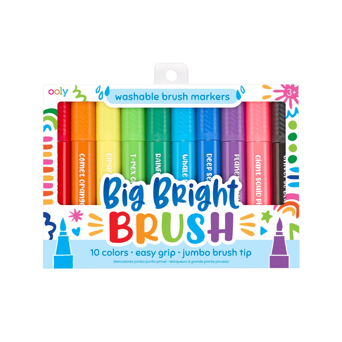 Big Bright Brush Markers - set of 10 - Dear John