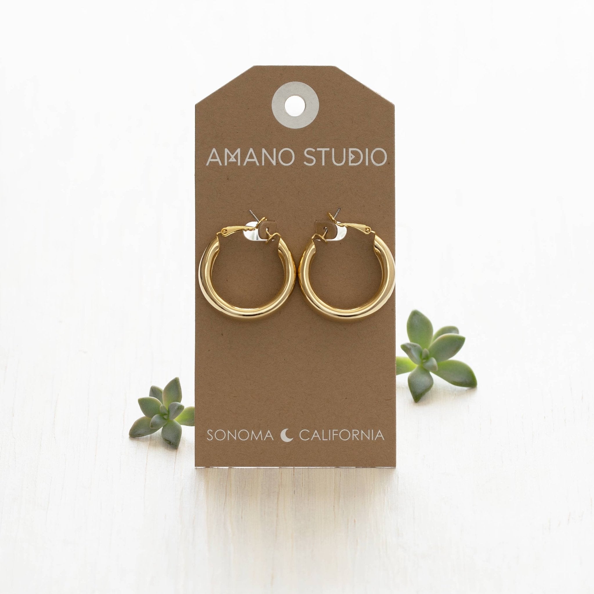 Big, Chunky Hoop Earrings - Dear John