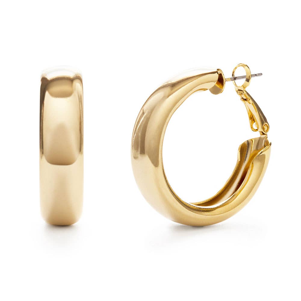 Big, Chunky Hoop Earrings - Dear John