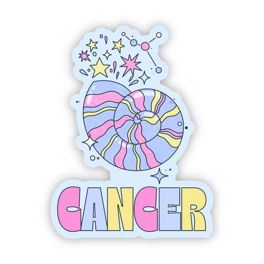 Big Moods - Cancer Astrology Sign Sticker - Dear John
