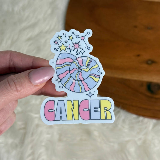 Big Moods - Cancer Astrology Sign Sticker - Dear John