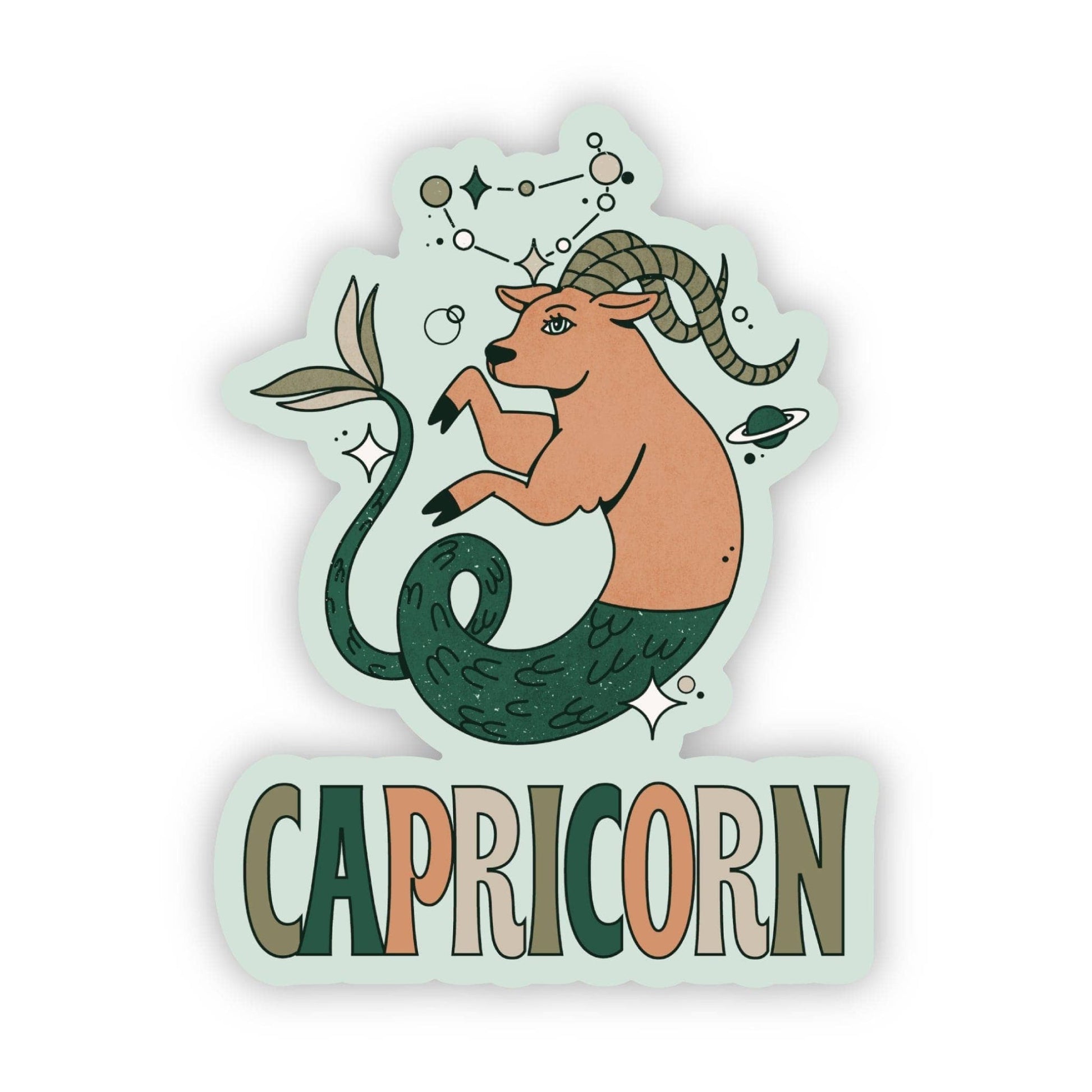 Big Moods - Capricorn Astrology Sign Sticker - Dear John