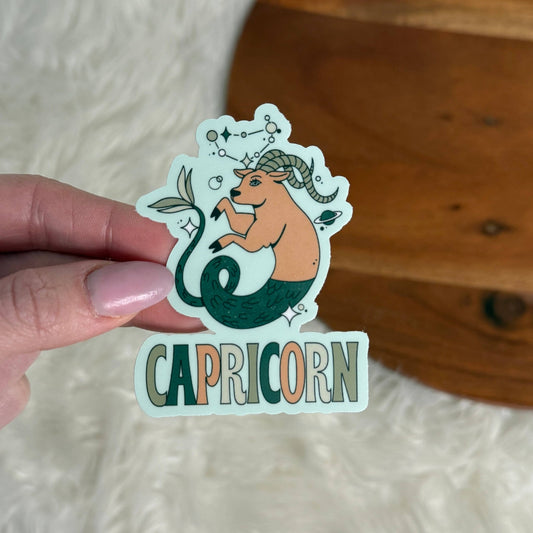Big Moods - Capricorn Astrology Sign Sticker - Dear John