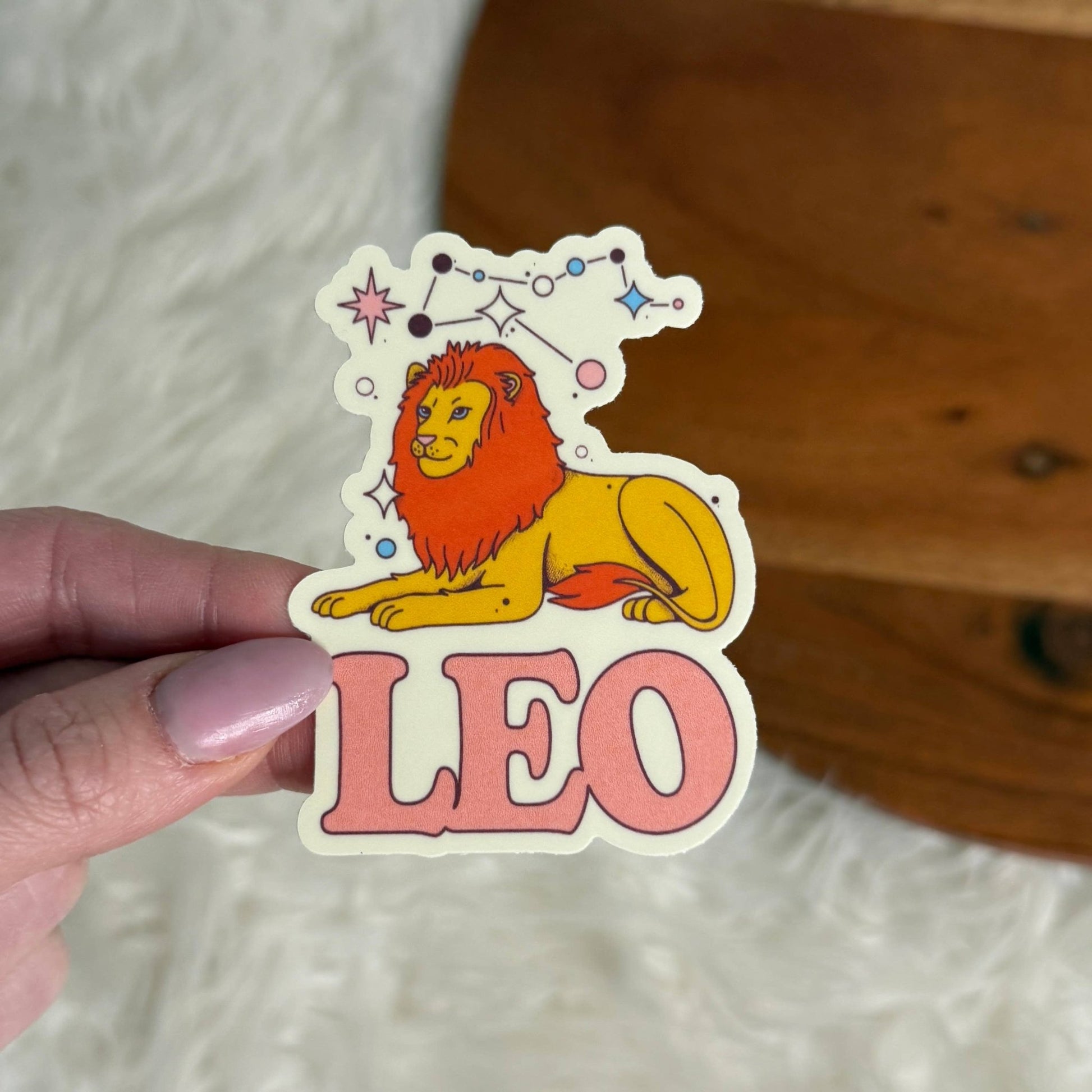 Big Moods - Leo Astrology Sign Sticker - Dear John