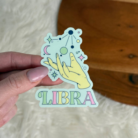 Big Moods - Libra Astrology Sign Sticker - Dear John