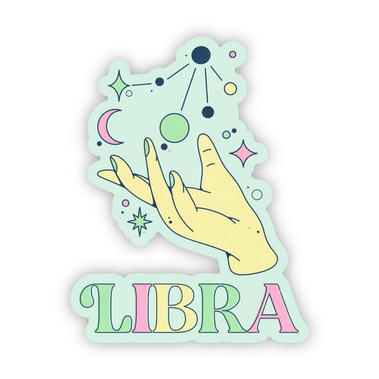 Big Moods - Libra Astrology Sign Sticker - Dear John
