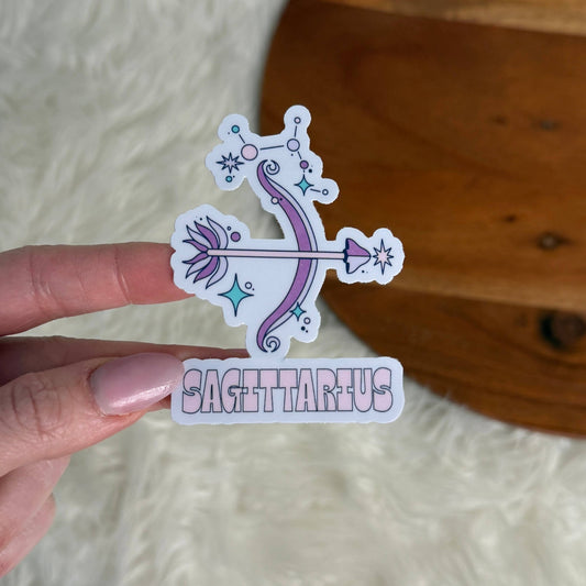 Big Moods - Sagittarius Astrology Sign Sticker - Dear John