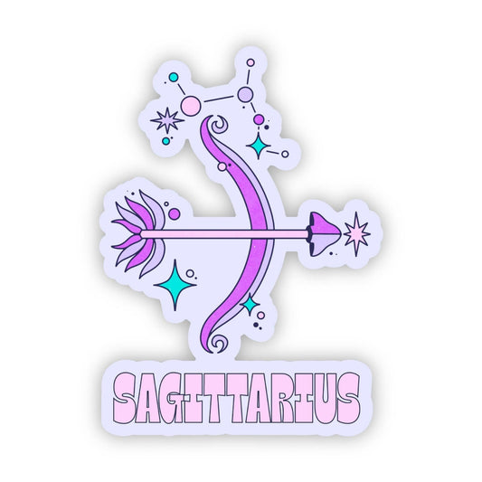 Big Moods - Sagittarius Astrology Sign Sticker - Dear John