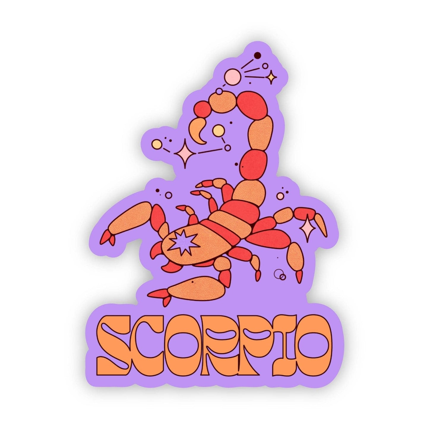 Big Moods - Scorpio Astrology Sign Sticker - Dear John