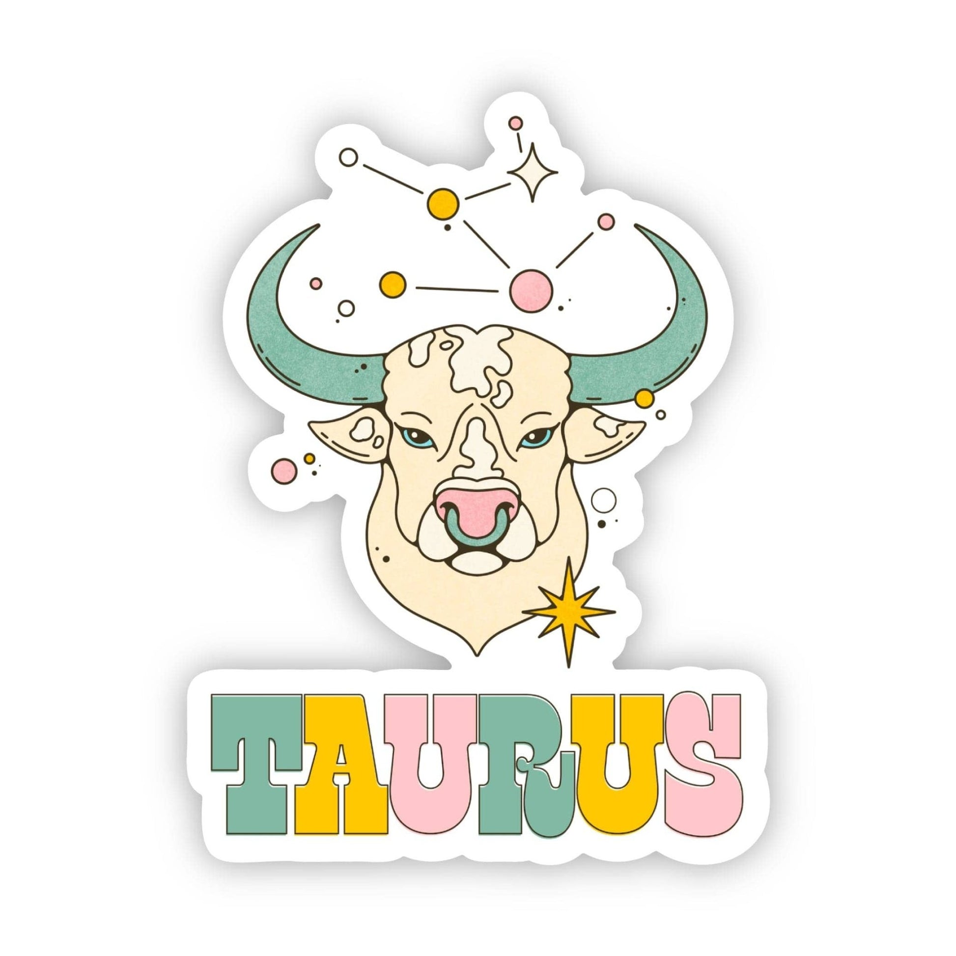 Big Moods - Taurus Zodiac Sign Sticker - Dear John
