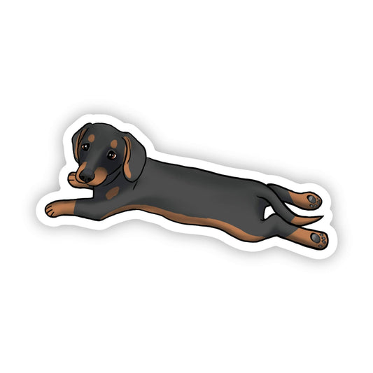 Big Moods - Weiner Dog Sticker - Dear John