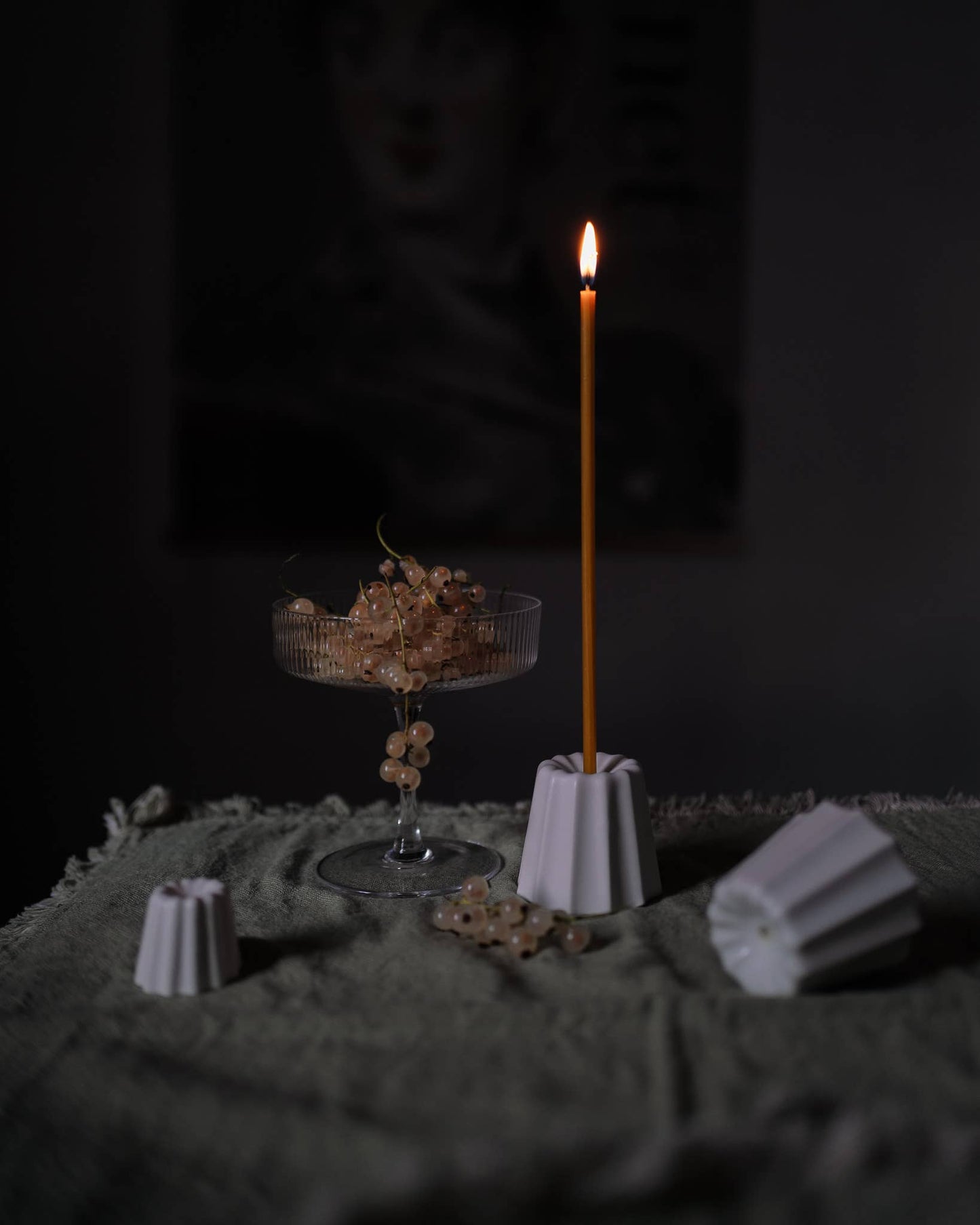 Bigger* Porcelain Candle Holder - Dear John