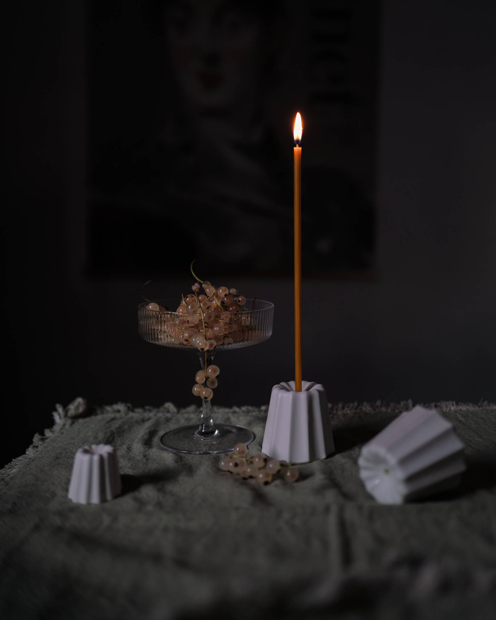 Bigger* Porcelain Candle Holder - Dear John