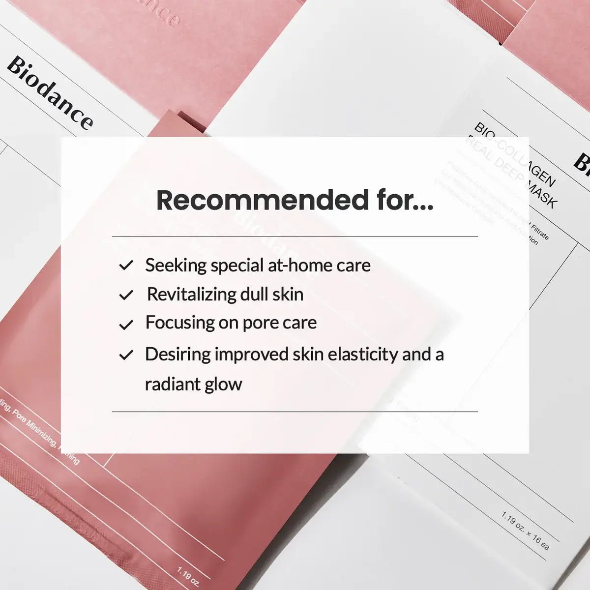 BIODANCE Bio-Collagen Real Deep Face Sheet Mask - Dear John