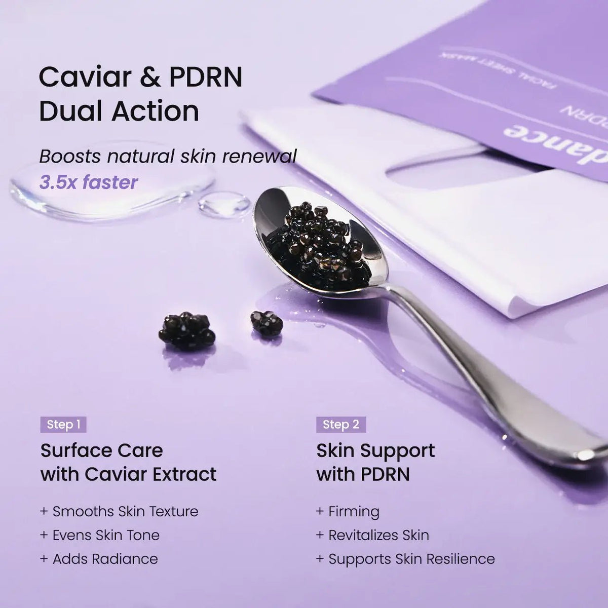BIODANCE Rejuvenating Caviar PDRN Real Deep Sheet Mask - Dear John