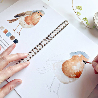 Birds watercolor workbook - Dear John