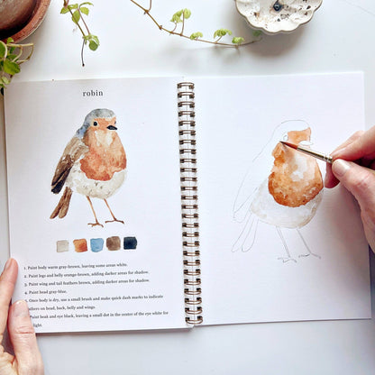 Birds watercolor workbook - Dear John