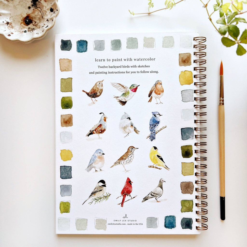 Birds watercolor workbook - Dear John