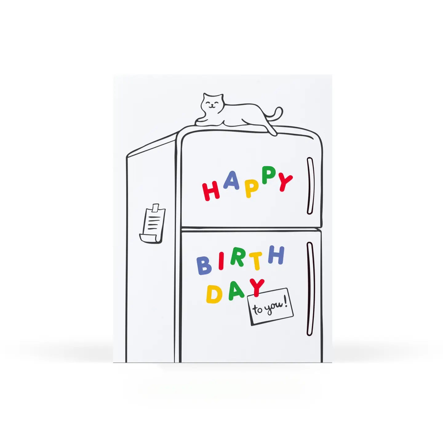 Birthday Fridge Greeting Card - Dear John