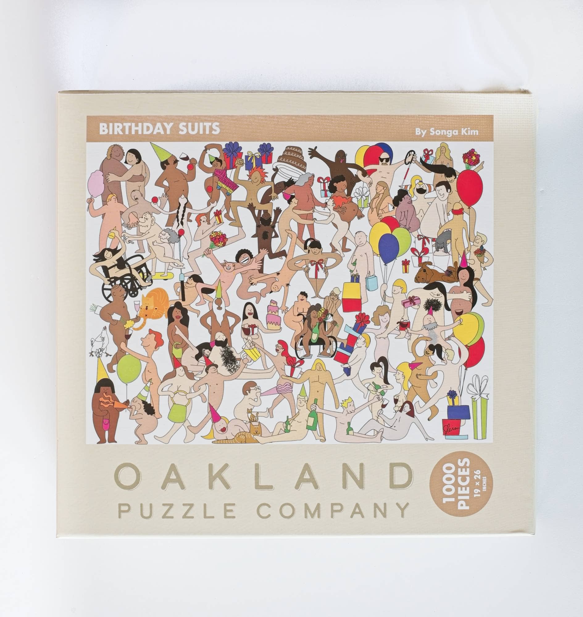 Birthday Suits by Songa Kim - 1000 Piece Jigsaw Puzzle - Dear John