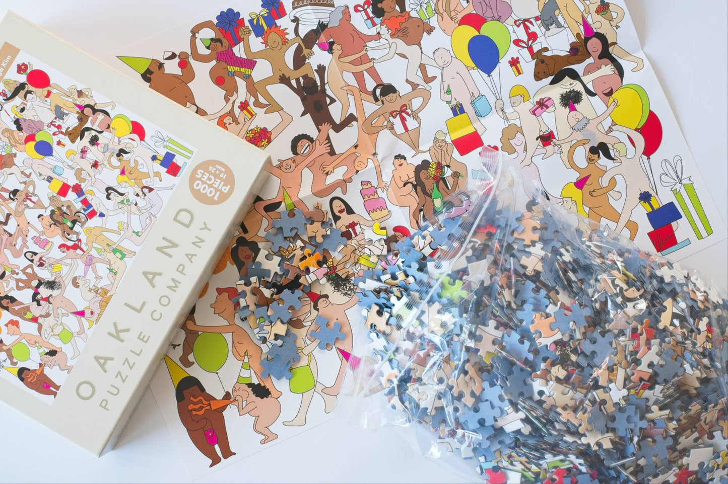 Birthday Suits by Songa Kim - 1000 Piece Jigsaw Puzzle - Dear John
