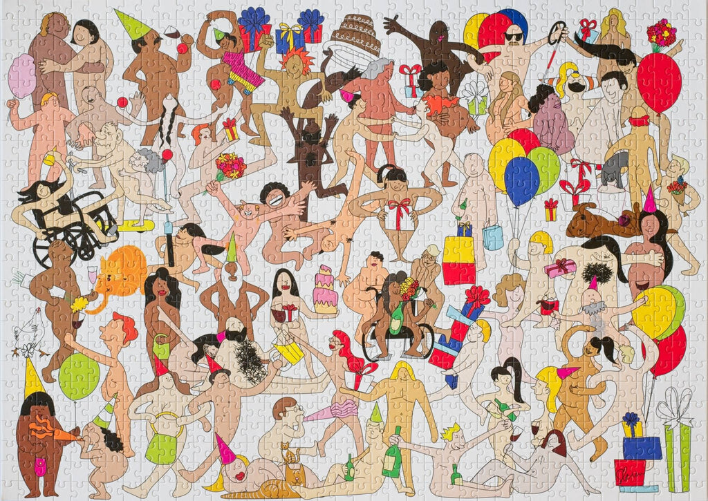 Birthday Suits by Songa Kim - 1000 Piece Jigsaw Puzzle - Dear John