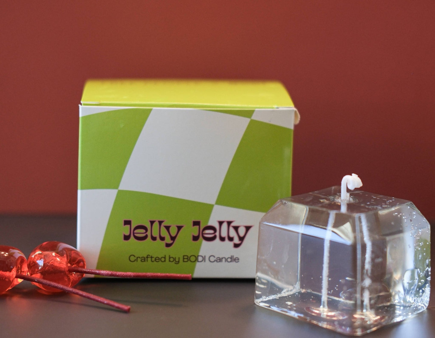 Bodi Candle - Hand - Made Jelly Candle | Ice Cube | Clear - Dear John