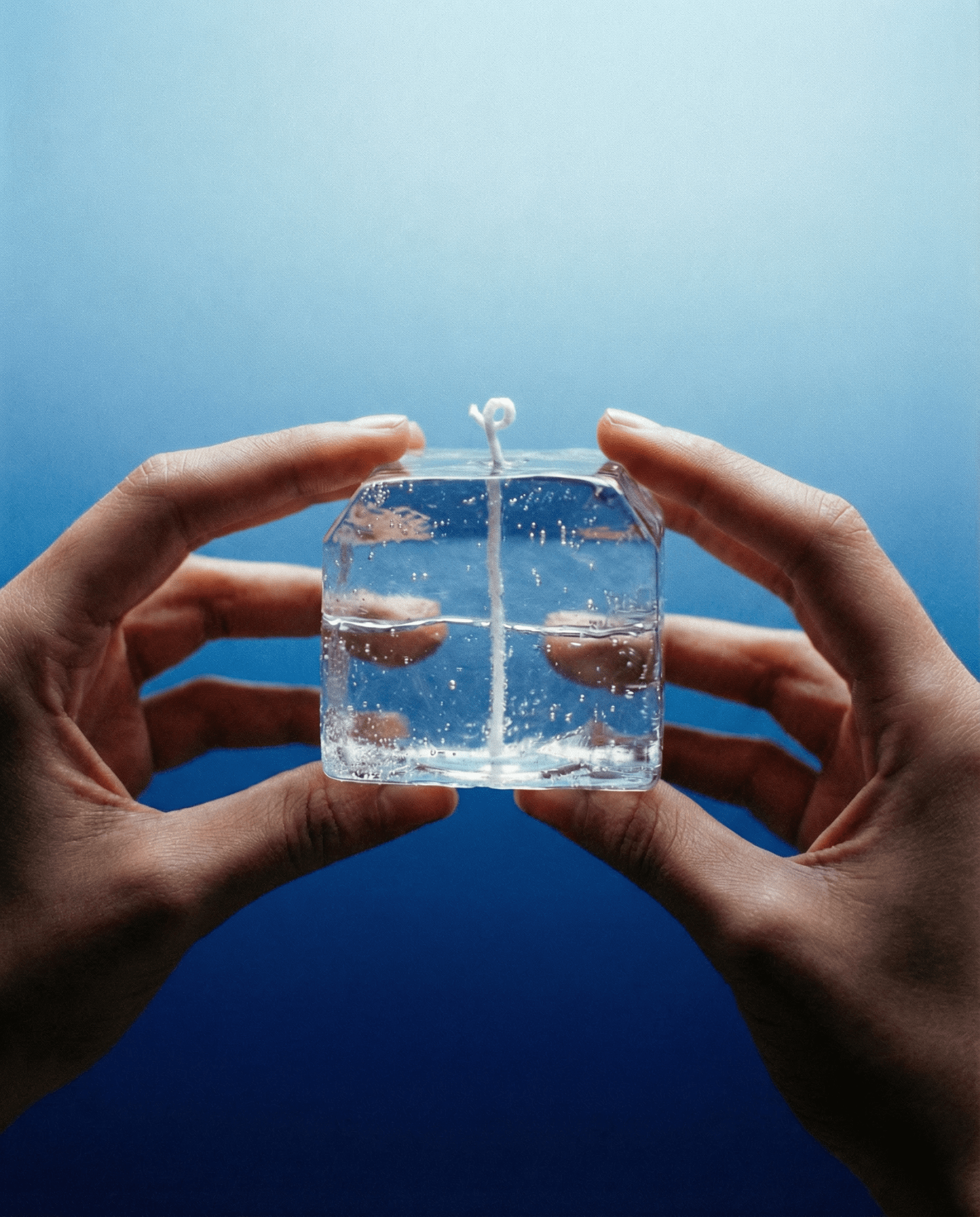 Bodi Candle - Hand - Made Jelly Candle | Ice Cube | Clear - Dear John