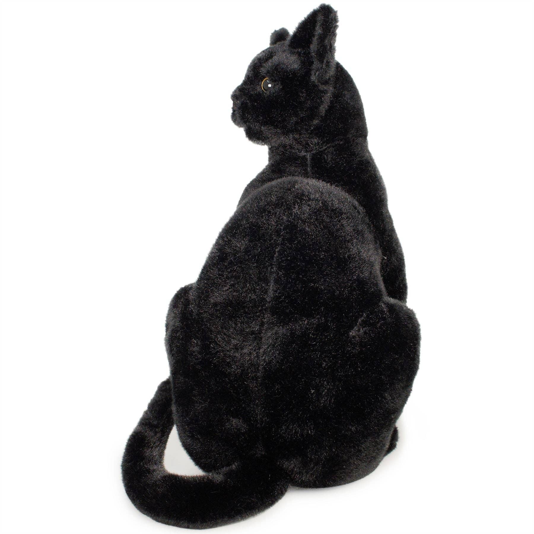 Boone The Black Cat | 13 Inch Stuffed Animal Plush - Dear John